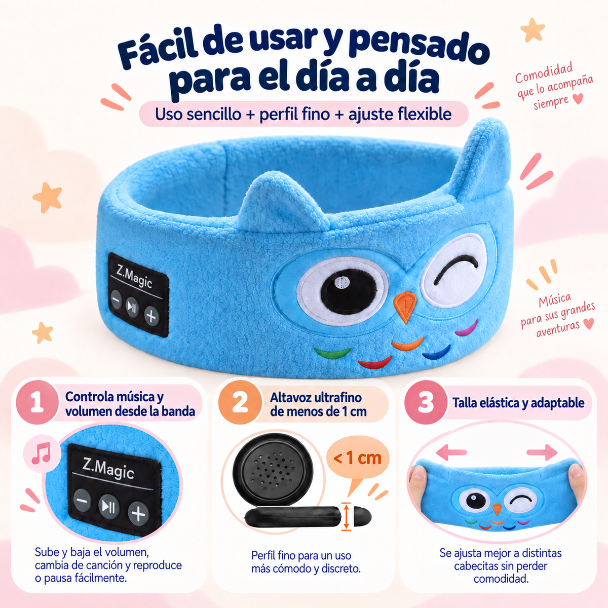 Auriculares Infantiles de Banda Suave